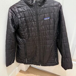 Patagonia Black Nano Puff Quilted Jacket